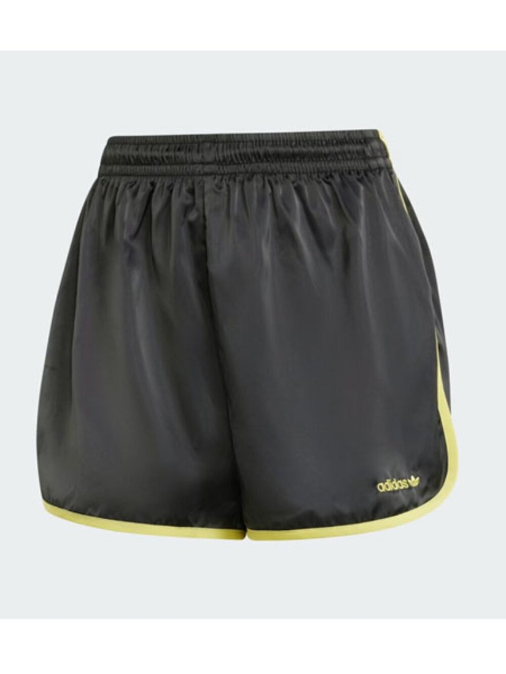 Retro adidas Women’s Black & Yellow Athletic Shorts -Medium